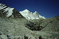 Die Ganges-Quelle am Gangotri-Gletscher auf über 4000 m.ü.M.