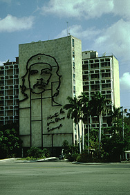 An der Plaza de la Revolución in Havanna