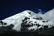 Der Chimborazo (6270 m) in der Nähe von Riobamba