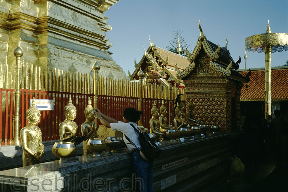 Im Wat Doi Suthep oberhalb von Chiang Mai