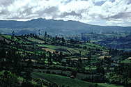 Landschaft an der Grenze zu Ecuador